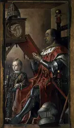 <it>Frédéric de Montefeltre, duc d'Urbin, et son fils Guidobaldo</it>, P. Berruguete - crédits :  Bridgeman Images 