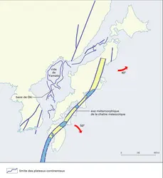 Ouverture de la mer du Japon - crédits : Encyclopædia Universalis France
