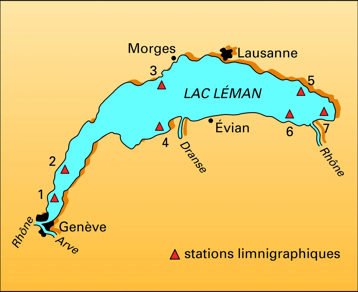 Seiches dans le Léman - vue 2