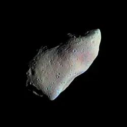 Astéroïde Gaspra - crédits : Courtesy NASA / Jet Propulsion Laboratory