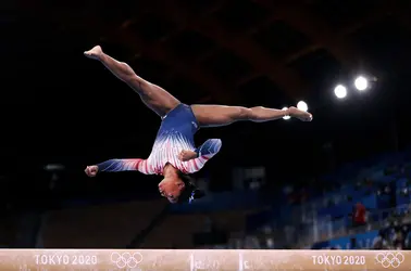 Simone Biles - crédits : Laurence Griffiths/ Getty Images Sport/ AFP