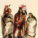 Indiens d'Amérique du Nord d'après G. Catlin - crédits : AKG-images