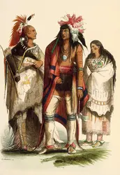 Indiens d'Amérique du Nord d'après G. Catlin - crédits : AKG-images