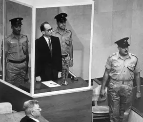 Procès d'Adolf Eichmann, 1961 - crédits : Bettmann/ Getty Images