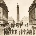 La colonne Vendôme abattue - crédits : Hulton Archive/ Getty Images