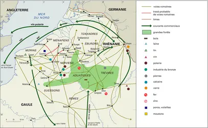 Belgique, Antiquité - crédits : Encyclopædia Universalis France