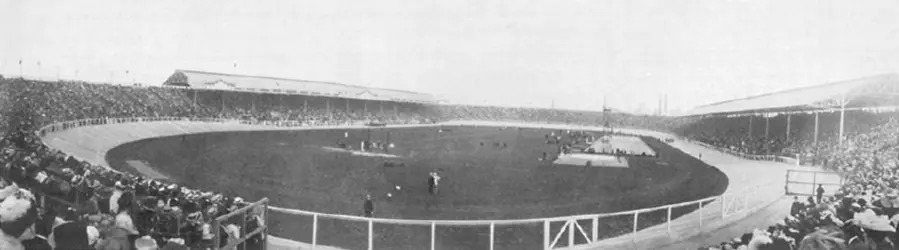 Stade de Shepherd's Bush, jeux Olympiques de Londres, 1908 - crédits : British Olympic Association, 1909