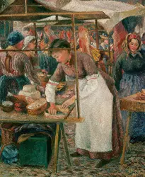 <it>La Charcutière</it>, C. Pissarro - crédits : Erich Lessing/ AKG-images