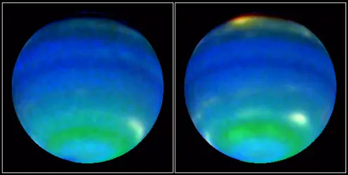 Neptune observé par le télescope Hubble - crédits : Courtesy NASA / Jet Propulsion Laboratory