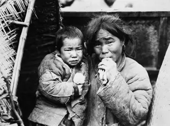 Famine en Chine, 1930 - crédits : Topical Press Agency/ Getty Images