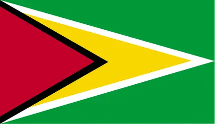 Guyana : drapeau - crédits : Encyclopædia Universalis France