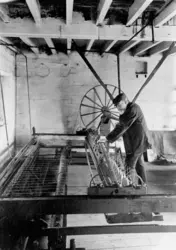 <it>Spinning jenny </it> - crédits :  Science & Society Picture Library/ Getty Images