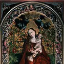 <it>La Vierge au buisson de roses</it>, M. Schongauer - crédits :  Bridgeman Images 