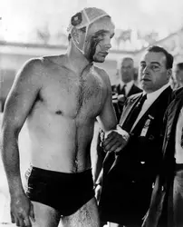 Water-polo : Hongrie-U.R.S.S., jeux Olympiques de 1956 - crédits : ullstein bild/ Getty Images