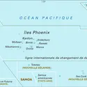 Kiribati : carte physique - crédits : Encyclopædia Universalis France