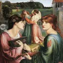 <em>The Bower Meadow</em>,<em> </em>D. G. Rossetti - crédits : DeAgostini/ Getty Images