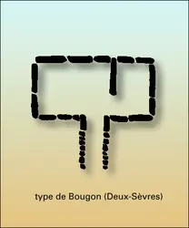 Sépulture de type Bougon - crédits : Encyclopædia Universalis France