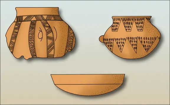 Céramiques (deuxième phase du Néolithique ancien)