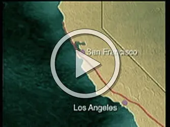 La faille de San Andreas - crédits : Encyclopædia Universalis France
