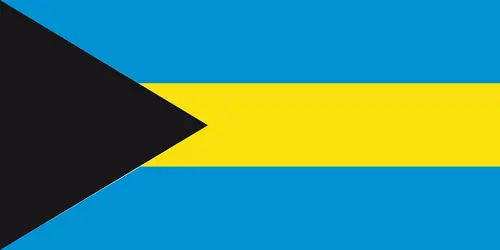 Bahamas : drapeau - crédits : Encyclopædia Universalis France