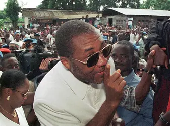 Élection de Charles Taylor, Liberia, 19 juillet 1997 - crédits : Issouf Sanogo/ AFP
