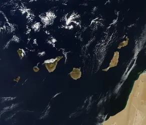 Téléportation quantique aux Canaries - crédits : NASA