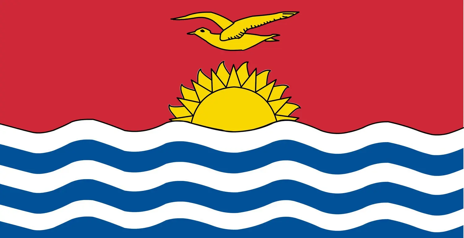 Kiribati : drapeau