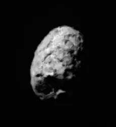 Comète Wild 2 : le noyau - crédits : NASA/ JPL