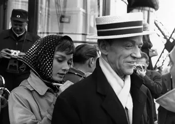 Audrey Hepburn et Fred Astaire - crédits : Bert Hardy/ Getty Images