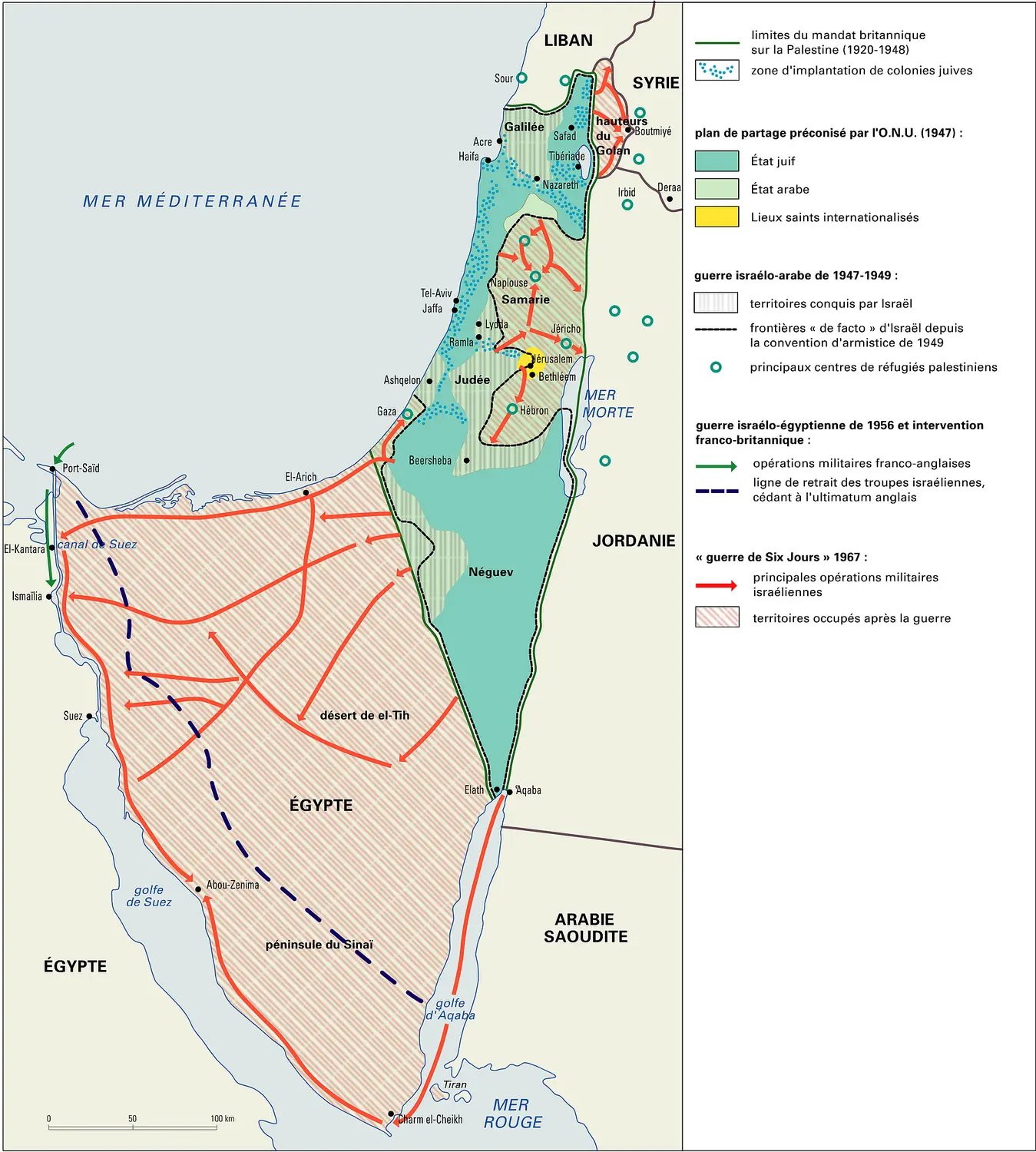 Israël, 1947-1967