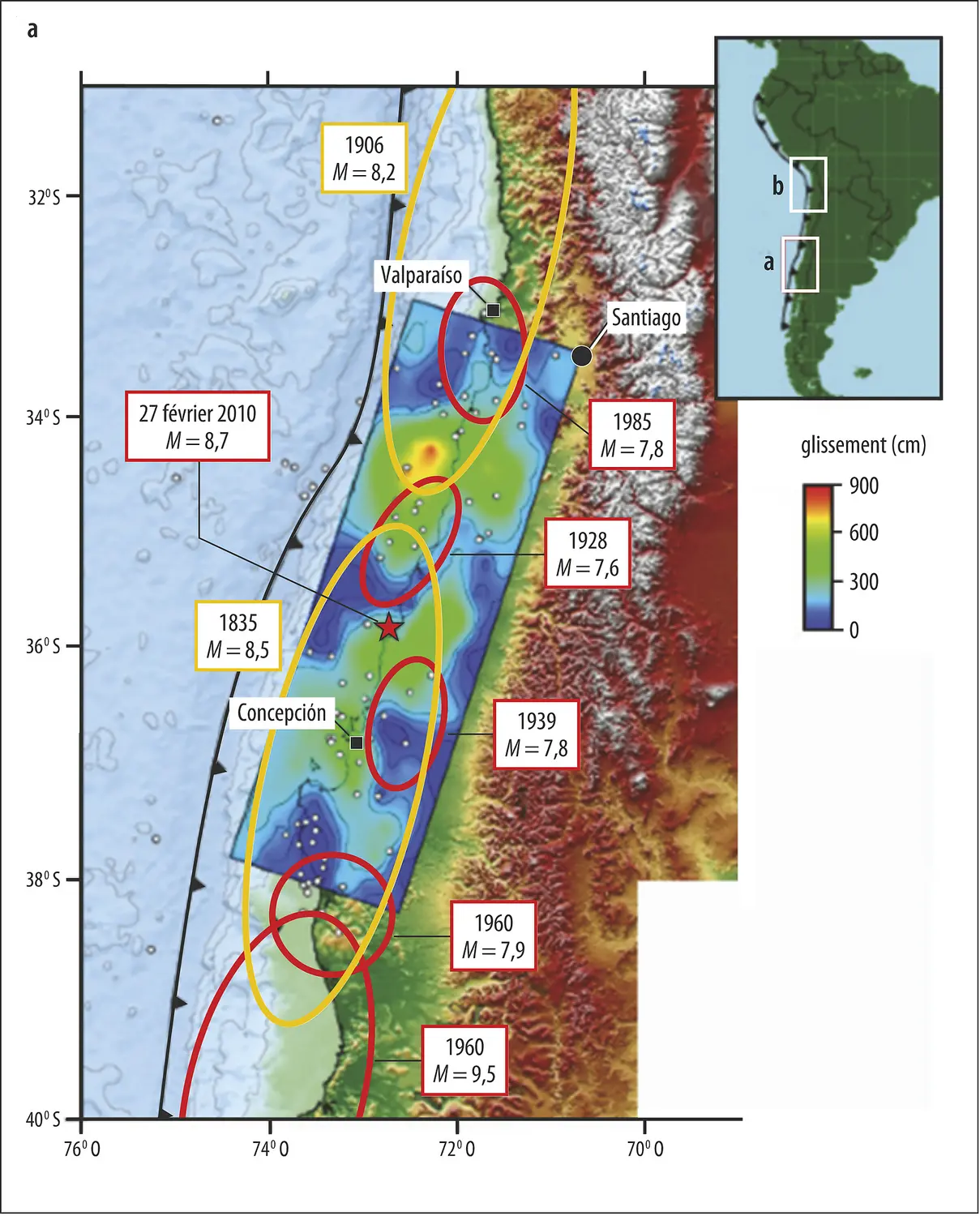 Le séisme de Maule (Chili) de 2010 dans le contexte des ruptures historiques