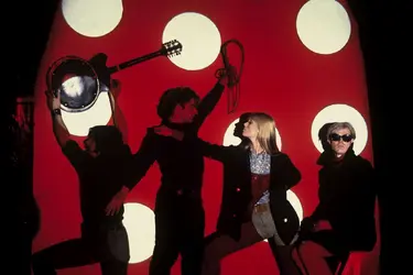Andy Warhol et le Velvet Underground - crédits : Herve Gloaguen/ Gamma-Rapho/ Getty