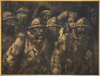 <em>La Grogne 1914-19..</em>, Léon Henri Ruffe - crédits : Collection Bibliothèque de documentation internationale contemporaine