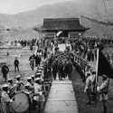 Sun Yat-sen et les sépultures des Ming - crédits : Hulton Archive/ Getty Images