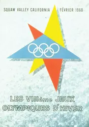 Affiche des jeux Olympiques de Squaw Valley (1960) - crédits : IOC /Olympic Museum Collections