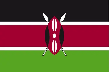 Kenya : drapeau - crédits : Encyclopædia Universalis France