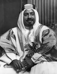 
			Cheikh Issa bin Salman Al Khalifa, 1969
		 - crédits : Central Press/ Hulton Royals Collection/ Getty Images