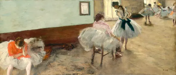 <em>La Leçon de danse</em>, E. Degas
 - crédits : Courtesy National Gallery of Art, Washington