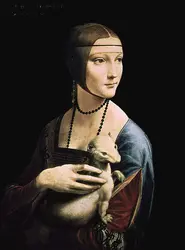 <it>La Dame à l'hermine (Cecilia Gallerani)</it>, L. de Vinci - crédits :  Bridgeman Images 