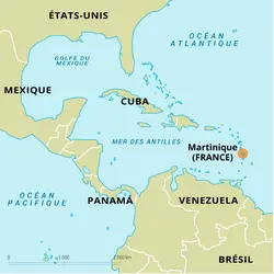 Martinique - Atlas & cartes - Encyclopædia Universalis
