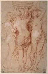 <it>Les Trois Grâces</it> par Pierre Paul Rubens - crédits :  Bridgeman Images 