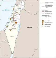 Israël : le territoire et les villes - crédits : Encyclopædia Universalis France