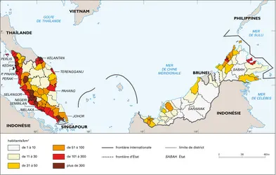 Malaisie : population - crédits : Encyclopædia Universalis France