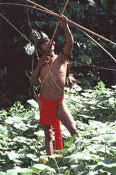 Chasseur yanomami - crédits : G. Sioen/ De Agostini/ Getty Images