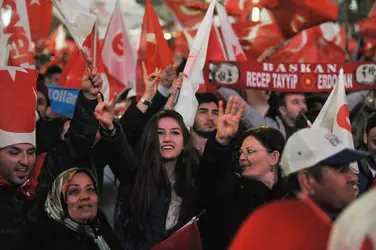 Référendum pro-Erdogan, 2017 - crédits : Elif Sogut/ Getty Images