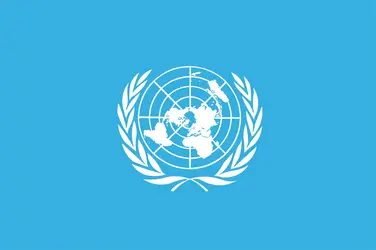 Organisation des Nations unies : drapeau - crédits : Encyclopædia Universalis France