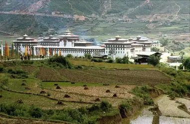 Palais royal du Bhoutan - crédits : Ernst Haas/ Getty Images