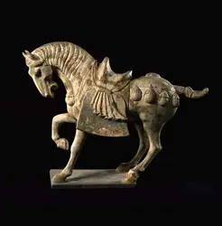 Statuette de cheval, dynastie Tang, Chine - crédits :  Bridgeman Images 