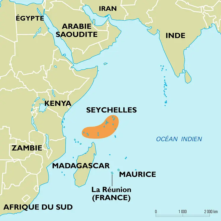 Seychelles : carte de situation