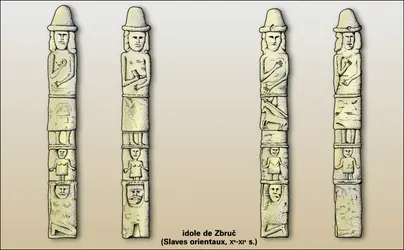 Idole de Zbruc - crédits : Encyclopædia Universalis France